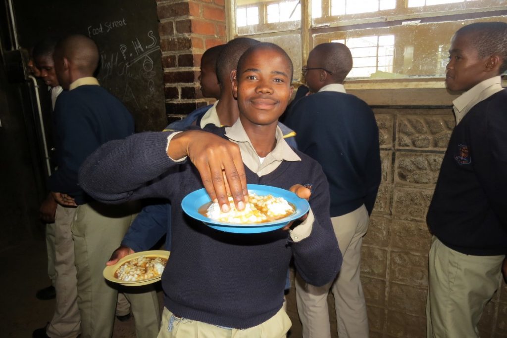 Help Lesotho child sponsorship - good food