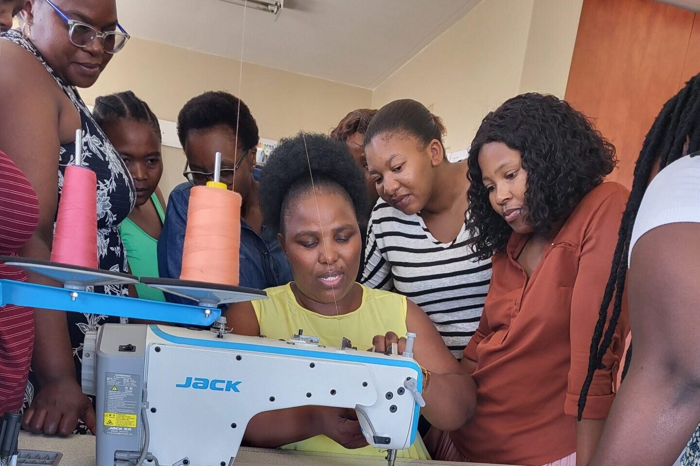 Uthando (Love) Learn to Earn ladies sewing